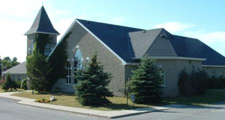 A photograph of the church taken from the south-east.